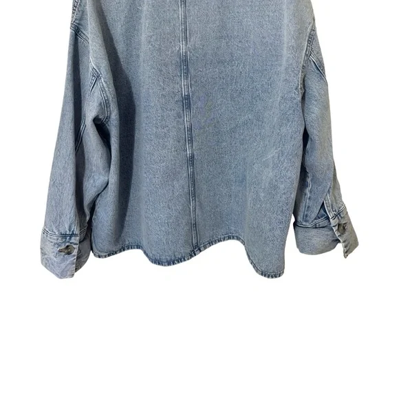 H&M Denim Pullover Shirt Size extra large - Picture 9 of 9